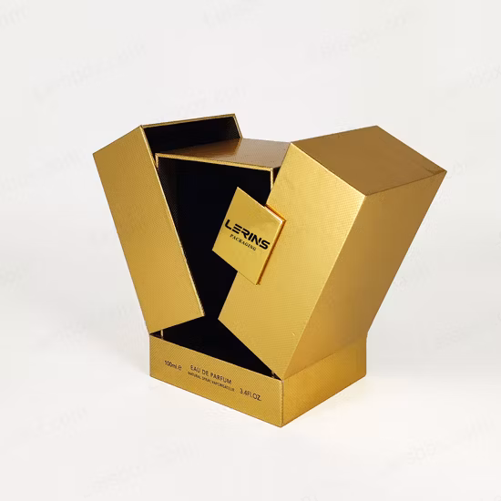 Impresso Design Personalizado Flor Magnética de Luxo Perfume Aroma Papelão Embalagem Caixa de Presente de Embalagem de Papel com Logotipo